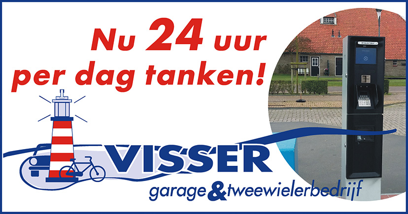 Tankstation 24u per dag op Ameland